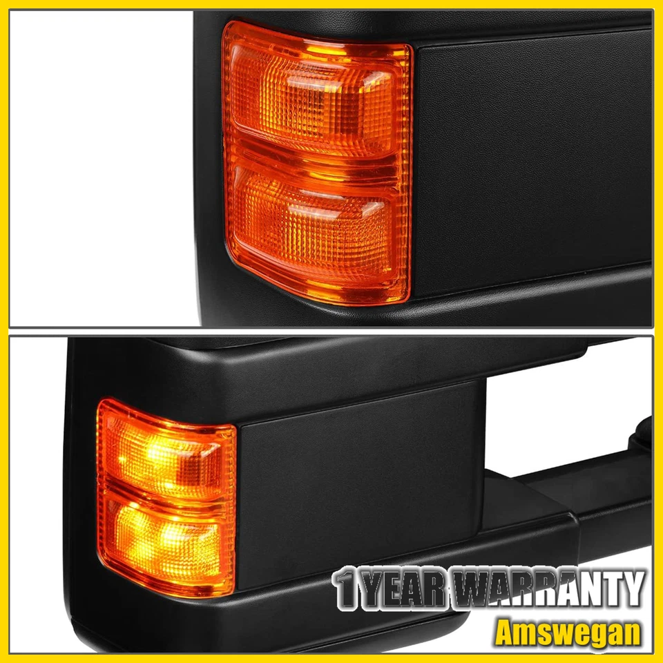 [Derecha] Señal de giro del espejo retrovisor eléctrico térmico para camioneta Ford F-250 Super Duty 2009-16 Foto 4 de 4