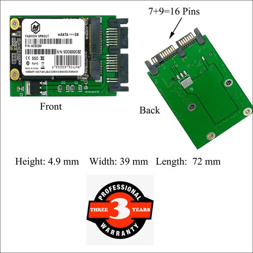1.8" 250GB Micro SATA Hard Drive MK2533GSG For HP Elitebook 2530P 2730P 2740P