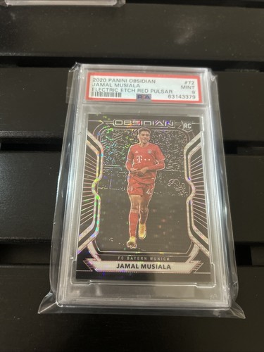 Jamal Musiala [Red Pulsar] #72 2020 Panini Obsidian card