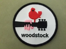 Woodstock Music Festival embroidered patch.