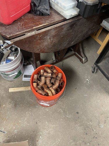 1 1/4β Copper 45 Fittings (10 pieces)