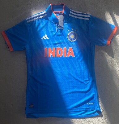 Adidas Official BCCI India Cricket ODI Shirt Jersey 2023/24, Size M