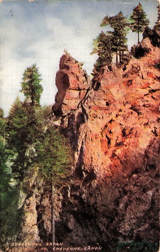 Sorrowful Satan, North Cheyenne Canyon, Colorado Springs Hike Vtg ...