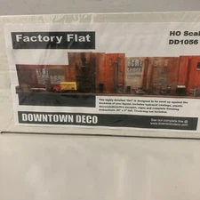 HO BUILDING KIT-DOWNTOWN DECO DD1056-FACTORY FLAT BACKDROP BUILDINGS