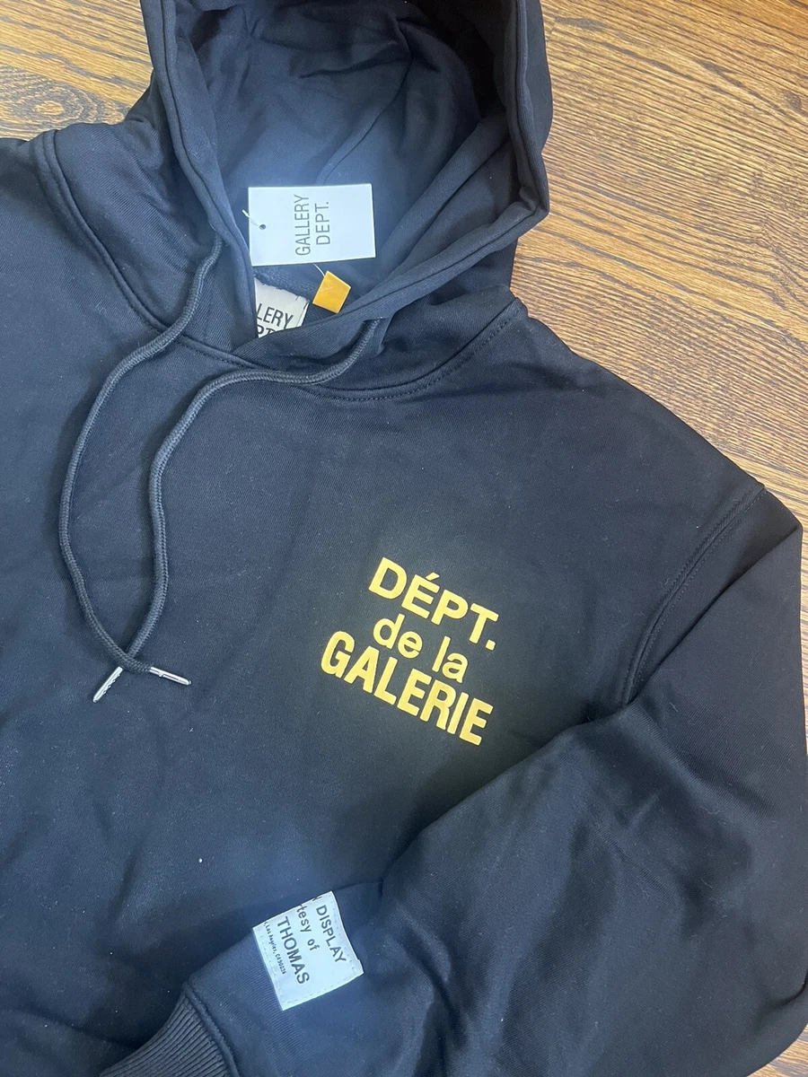 Dept De La Gallery Dept Hoodie Color Black Size XLarge | eBay