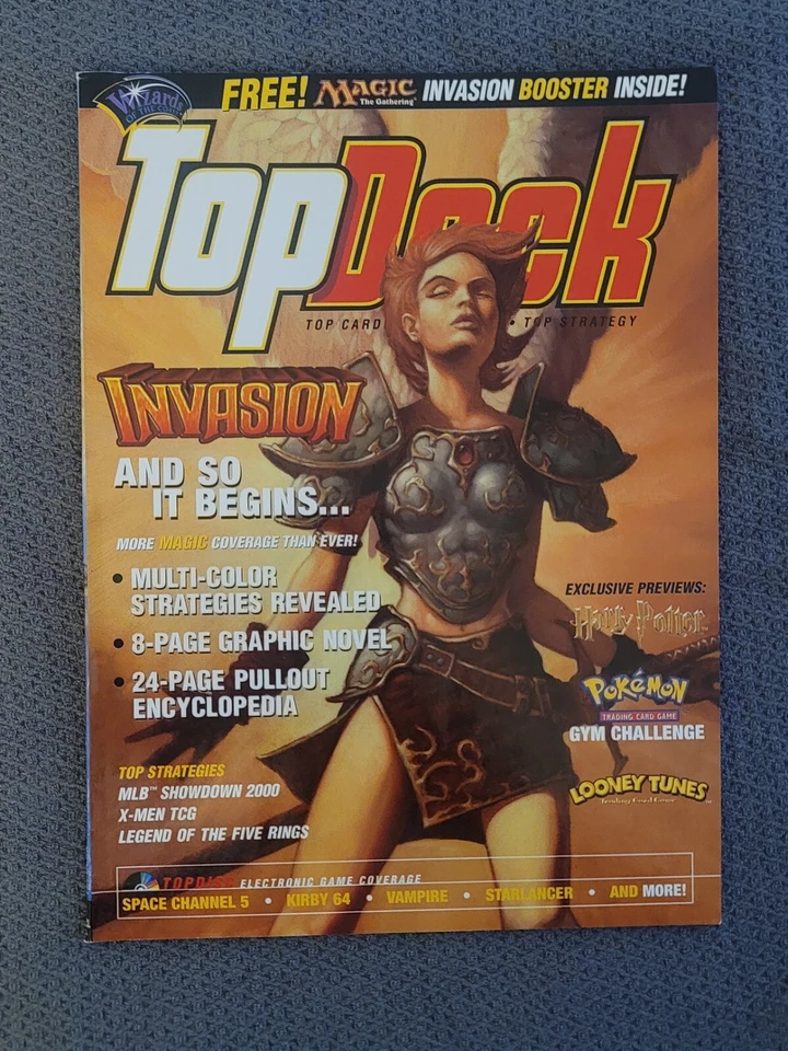 TOP DECK MAGAZINE Harry Potter Pokemon - Magic Invasion Issue 11 Nov 2000 - Image 2 of 2