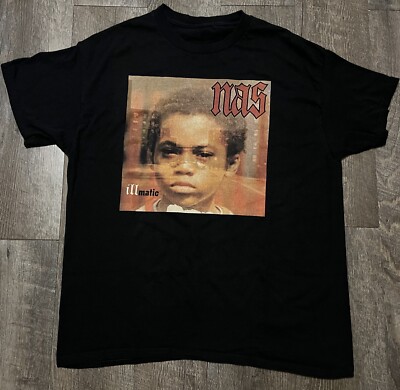 Nas illmatic ベースボールシャツ　ゲームシャツ Nas Illmatic ベースボールシャツ ナズイルマティック30周年来日
