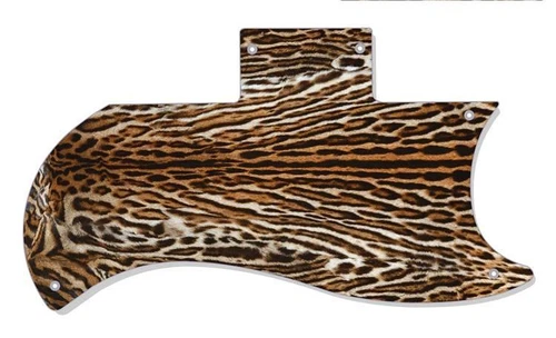 SG Half Face Pickguard Custom Gibson Graphical Guitar Single Leopard Print 3