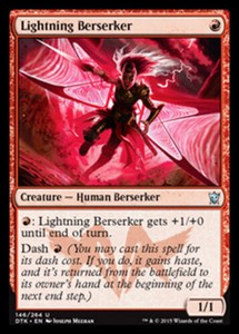 Lightning Berserker x4 - Dragons of Tarkir - NM-Mint, English - Dragons of Tarki
