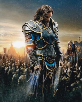 TRAVIS FIMMEL signed Autogramm 20x25cm WARCRAFT in Person autograph COA
