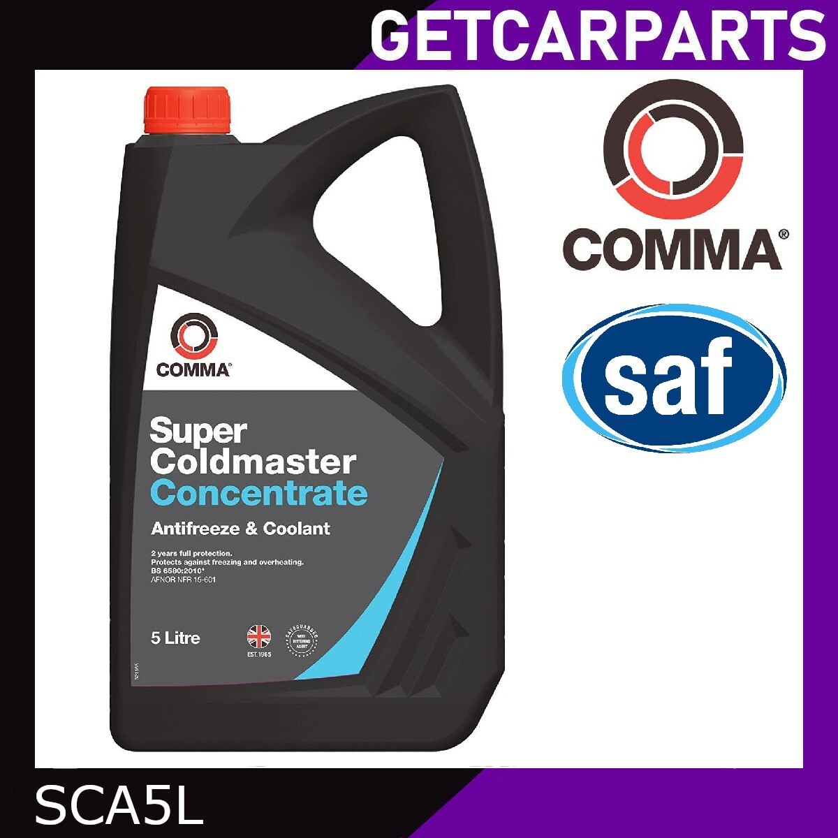 Comma Super Coldmaster Concentrate AntiFreeze & Coolant Concentrated 5L