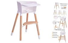 costzon wooden high chair