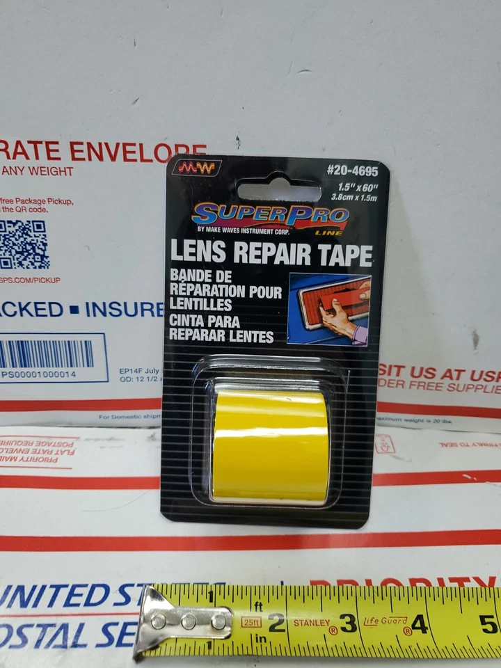 Headlight Repair Tape Amber 1.5 W Inches x 60 L Car Truck Broken Lens -2 FREE!!! - Image 4 of 4