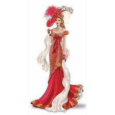 Diamond Painting Kit Complete "Red Dress Lady " Full Round 11"x 23" 471188