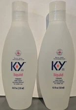 K-Y KY Liquid Classic Smooth Water Based Personal Lubricant 4.5 oz (2 PACK)