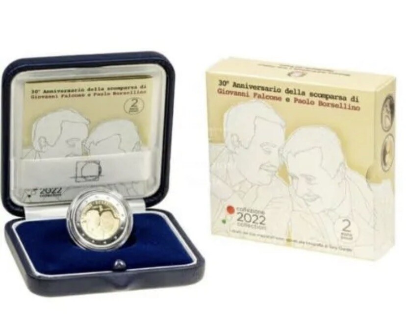 2022 Italia € 2 Falcone E Borsellino Colore - Foto 11