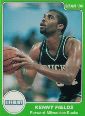 1985-86 Star Lifebuoy Milwaukee Bucks Kenny Fields Milwaukee Bucks #5