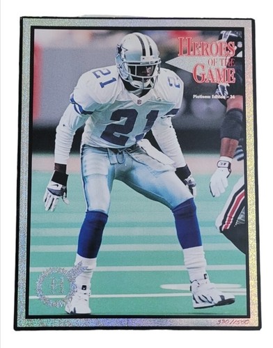 Deion Sanders #36 Prime Time Platinum Magazine 1994 Cowboys Heroes of the Game - 第 1/4 張圖片
