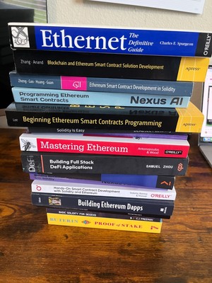 ETHEREUM BOOKS - 14 books on Smart Contract Programming, Ethereum, and Ethernet