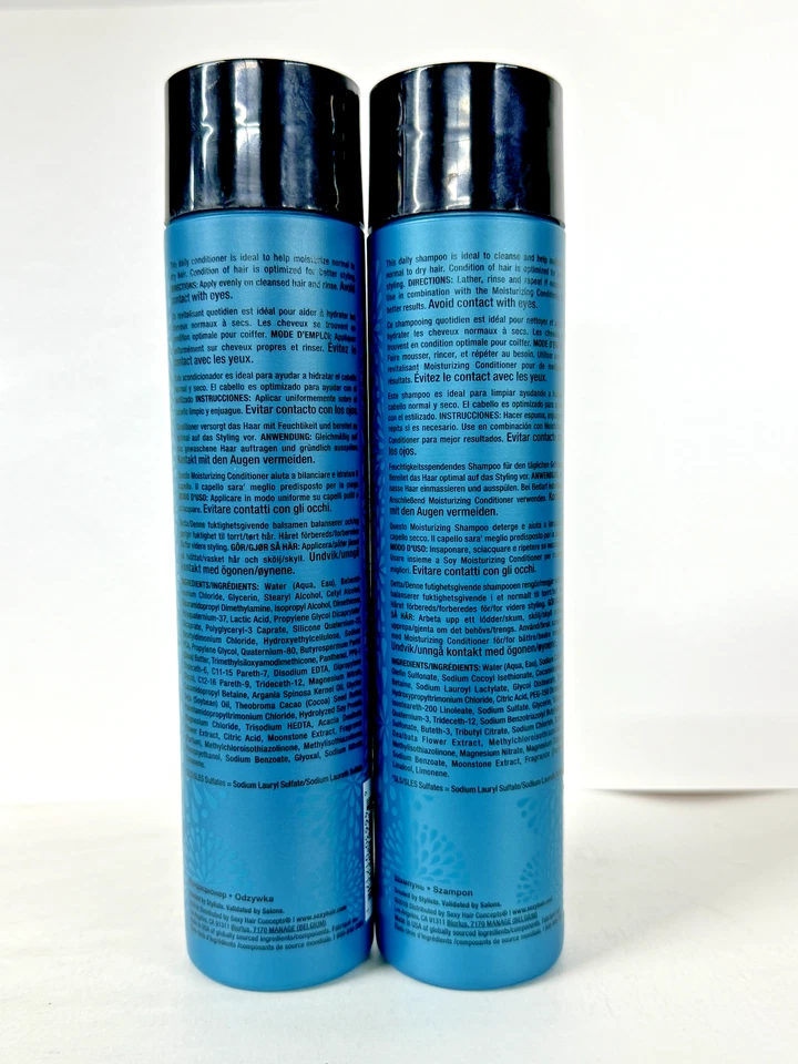 Conjunto de champú y acondicionador hidratante de soja para cabello sexy saludable sexy de 10,1 oz Foto 2 de 2