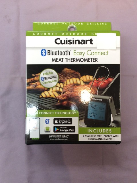 Cuisinart Bluetooth Easy Connect Meat Thermometer – CGWM-043 (New