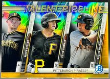 17 Bowman Chrome Talent Pipeline Keller Meadows 30/50 NM+ Pirates Gold Refractor