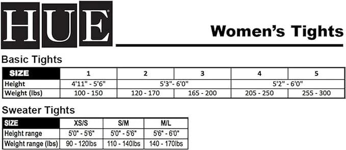 Женские колготки Hue Diamond Texture Control, черные, M/L (5 футов 2 дюйма - 6 футов вес: 165-200 фунтов) - Изображение 3 из 4