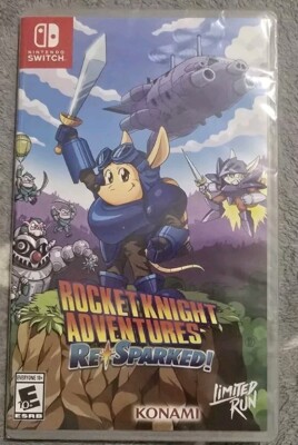 ROCKET KNIGHT ADVENTURES RE-SPARKED #209 LIMITED RUN GAMES SWITCH NEU UND SEALED