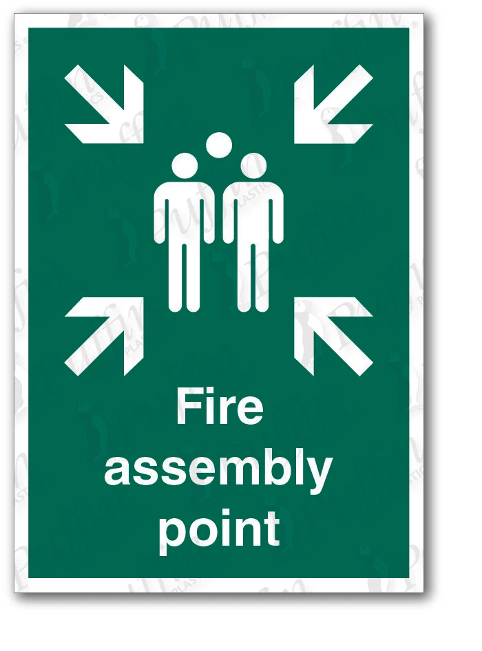 PUFFIN PLASTICS Fire Assembly Point Sign