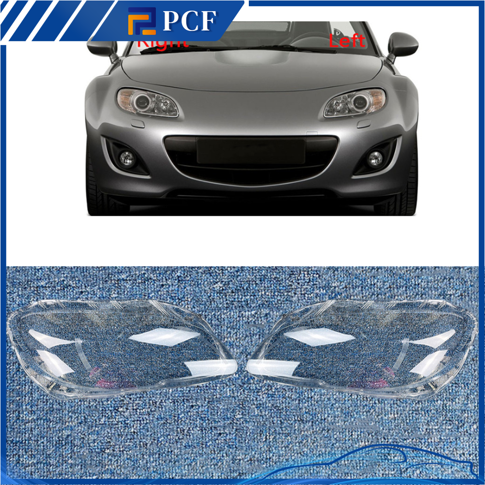 For Mazda MX5 Miata 092015 Clear Headlight Lens Housing Shell Cover