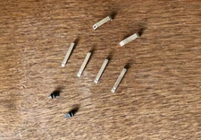 Vintage Aurora AFX Magnatraction Clamps, Pickup Shoes & Reversible Pins, Cleaned