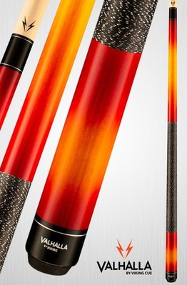 Viking Valhalla VA238 Pool Cue Orange Stain 58'' 2PC BilliardStick NEW w/Warranty