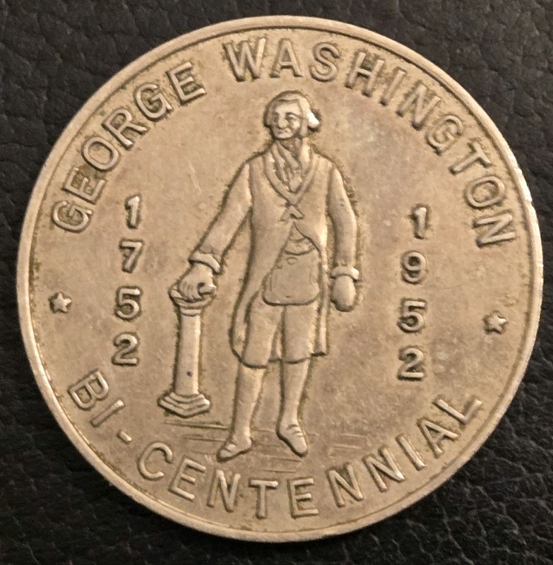 Washington Medal, "Tampa Consistory", 1952, Freemasonry, D-314
