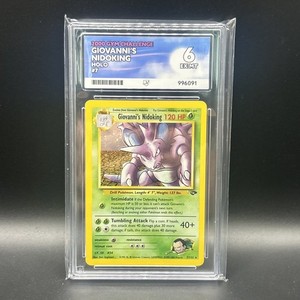 Giovanni's Nidoking 7/132 Gym Challenge Holo Rare 1999