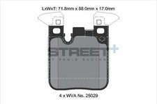 Bremsbel�ge BMW 1 (F20) M 140 i xDrive Baujahr 07/16�06/19 kW 250 PS 340 - Pagid