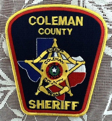 COLEMAN COUNTY Sheriff s TEXAS Department Patch