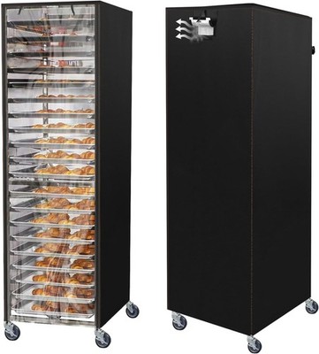Bun Pan Sheet Ra Cover,Bread Speed Ra Cover with Zipper,Fit 20 Tier /