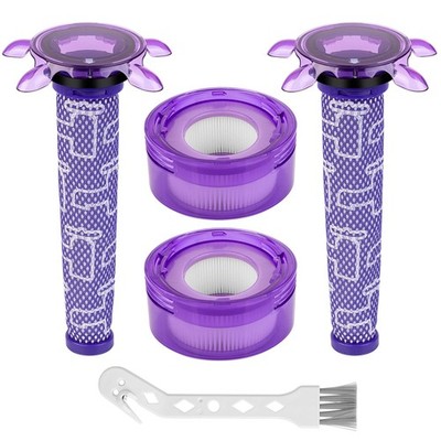 2er Pack verbesserte V8 Star Vorfilter und Nachfilter für V8 (2+2) 