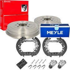BREMBO Bremstrommel MEYLE Vormontiert Bremsbacken Satz für FIAT PANDA 312 LANCIA