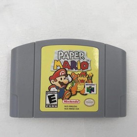 Paper Mario - Nintendo 64 (N64) Perfect addition Tested and working