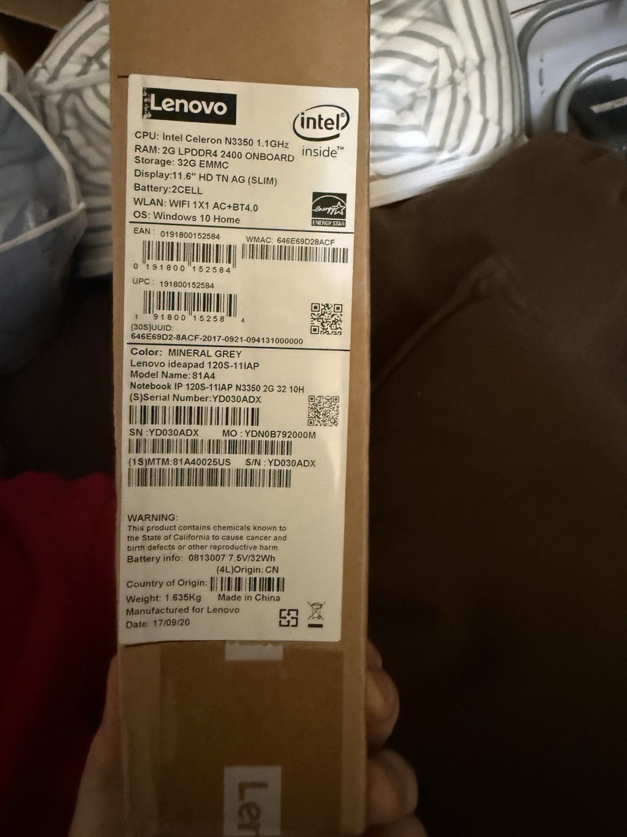 Lenovo Ideapad 120S-11IAP (Model 81A4) Laptop for sale online | eBay