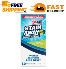 Stain Away Plus Denture Cleanser 8.10 oz