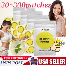 30 300 Patches Dopamine Patches Mood Support and Positivity Mental Wellness NEW