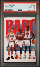 1991 SKYBOX #544 TEAM USA 1 PSA 10