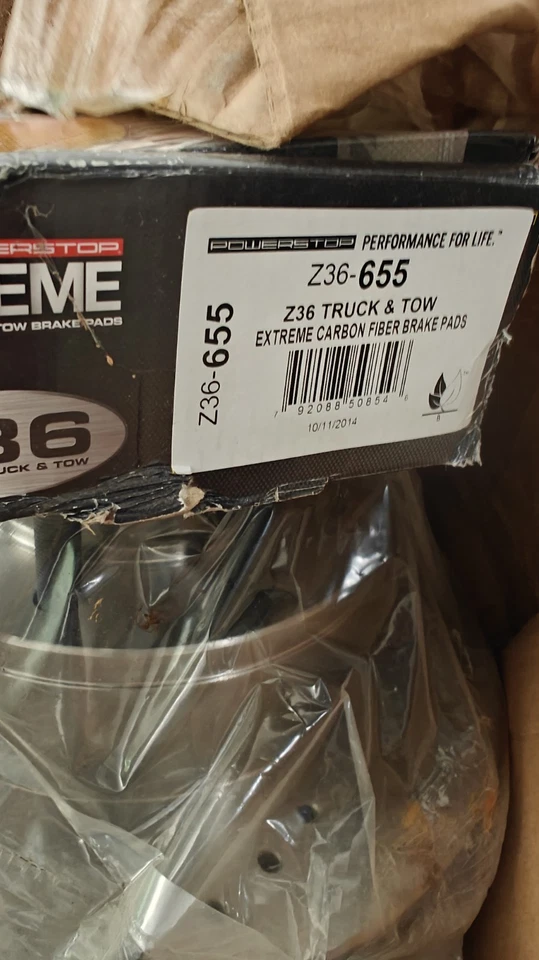 Pastilhas de freio rotores de freio dianteiros com fenda Dodge Ram 2500 3500 1998 a 2003 - Imagem 2 de 4