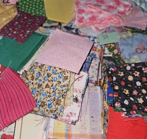 Lot Of 1400 X 2 Inch QUILT SQUARES - Cotton/Poly Fabrics For Double Wedd Quilt - Picture 8 of 11