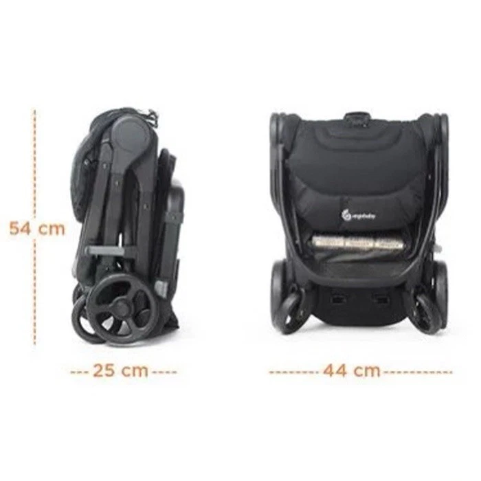 NIB Ergobaby Metro+ Compact Comfort City Stroller Slate Gray - Image 3 of 4