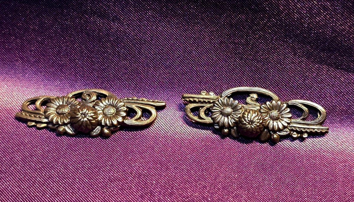 Menuki Flower Grass Sword Accessories Props for Collectors New