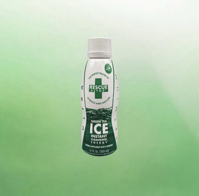 Rescue Detox Green TEA ICE Instant Cleansing Energy Drink 17oz All Natural New