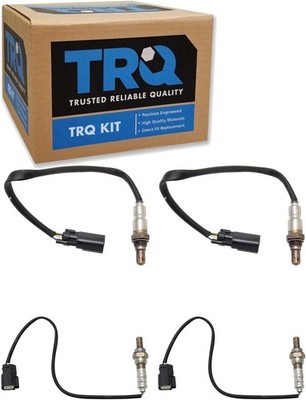TRQ Oxygen O2 Sensor Upstream & Downstream Set of 4 for Ford Lincoln Mercury